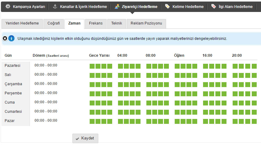 Zaman Hedefleme