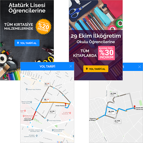 Yakındaki Yerleri Hedefleme